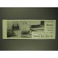 1903 Truscott Boats Ad - Handsome Boats
