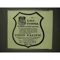 1903 Union Pacific Railroad Ad - To California