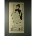1940 Budweiser Beer Ad - Husband Wanted!