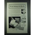 1949 American Stationery Ad - The Fine Stationery in the Plain Box