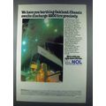 1981 NOL Neptune Orient Lines Ad - Berthing Oakland