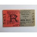 Isle of Man Railway Crosby-Union Mills Ticket #260