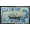 Sierra Leone 1961 Royal Visit 1/3d Black and Bl...