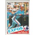 1985 Topps Baseball card 578 Terry Francona