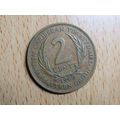 Eastern Caribbean Territories 1960 2 Cents Coin