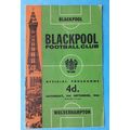 Blackpool v Wolverhampton Wanderers 1963 - 1964...