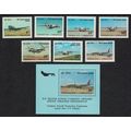 Uzbekistan Aircrafts and Aviation 7v+MS 1995 MN...