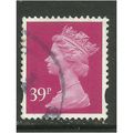 GB 1996 QE2 39p Bright Magenta 2 Bands SG Y1708...