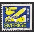 Fa 1074 B: blue and yellow Discount Stamp, perf...