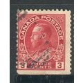 Canada stamps 1922 - SG 248 - 3c KGV - used