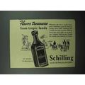 1940 Schilling Vanilla Ad - From Tropic Lands