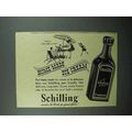 1940 Schilling Vanilla Ad - Home-Made Ice Cream