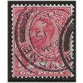 1912 SG337 1d Bright Scarlet Wmk Royal Cypher S...