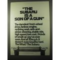 1971 Subaru Car Ad - Is a Son of a Gun