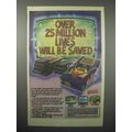 1991 Galoob Game Genie Ad - 25 Million Lives Saved