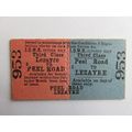 Isle of Man Railway Peel Road-Lezayre Ticket #44