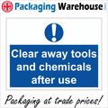 MA153 CLEAR AWAY TOOLS AND CHEMICALS AFTER USE ...