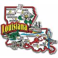 Louisiana Jumbo State Map Fridge Magnet