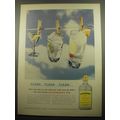 1959 Fleischmann's Gin Advertisement - Clean.. Clean.. Clean..