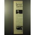 1960 3M Scotch Magnetic Tape Advertisement - Hear Here