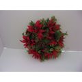 Vintage 1960s Plastic Candle Ring Christmas Poi...