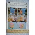 Vintage: Hayfield 1078 baby helmets, DK, birth ...