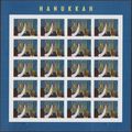 Hanukkah Sheet of 20 Current Rate Postage Stamp...