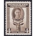 Somaliland Protectorate KGVI 1942 4a Sepia Kudu...