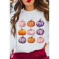 Beige Thanksgiving Halloween Pumpkin Graphic Pu...