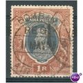 India 1937 - SG 259 - KGV1 1r - used 2