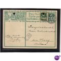 1928 SWITZERLAND LENZERHIEDE POSTCARD 10C+ ZUOZ...