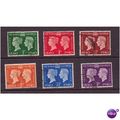 george vI set centenary 1st stamp sg479 484 used