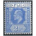 Fiji 1910 SG120 2 1/2d Bright Blue Mounted Mint.