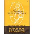 national lead company 1938 dutch boy paint spec...