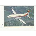 Aviation DAN-AIR HS748 Postcard by Skilton & Fr...