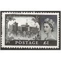 1955 SG539 £1 Black Waterlow High Value Good Us...