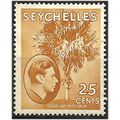 Seychelles 1938 SG141 25c Brown Ochre Mounted M...