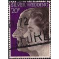 GB, Silver Wedding, HM Queen, violet 1972, 20p, #2