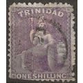 Trinidad 1876 SG73 1/- Bright Deep Mauve Perf 1...