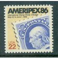 2145 22c AMERIPEX 86 Fine MNH Plt/4 LL 99 5 MA2018