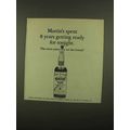 1965 Martin's Scotch Ad - Extra Years Are On The House