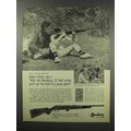 1967 Mossberg Model 352K Rifle Ad - Robert Stack