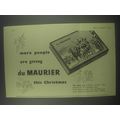 1954 Du Maurier Cigarettes Ad - More people are giving Du Maurier this Christmas