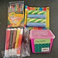 Lot of Children's Crayons Chalk and Markers New...