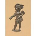 1900 German Child Old Postman Porcelain China S...