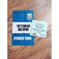 1971/72 Tottenham / Spurs vs Ipswich Town - Div...