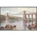 Menai Suspension Bridge, Anglesey, 1934 - Valen...