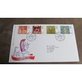1976 GB FDC Cover - Christmas Embroidery - Bure...