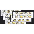Aland Is. Birds WWF Steller's Eider 5 Booklets ...