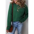 Evergreen Raglan Sleeve Crew Neck Sweater